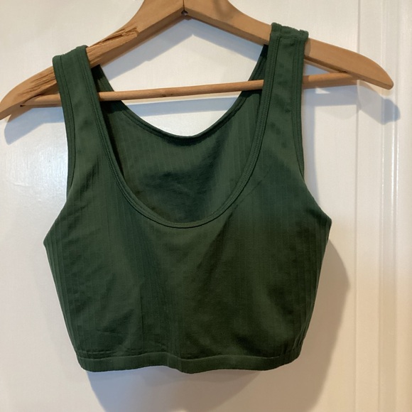 aerie Other - Aerie Olive Ribbed Top